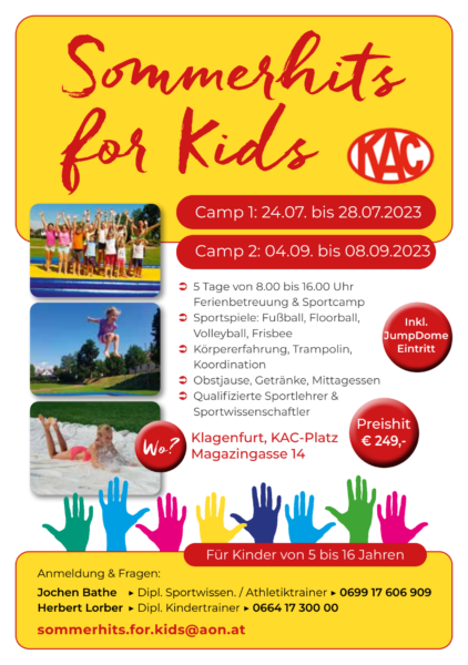 Sommerhits for Kids Klagenfurt 2023