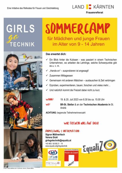 „Girls go Technik“ – Sommercamp im Lavanttal