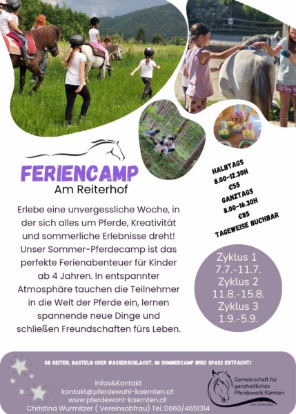 Sommercamp im Pferdestall